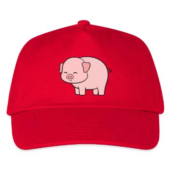 Cochons Cochons - Casquette de baseball Enfant - rouge - Devant