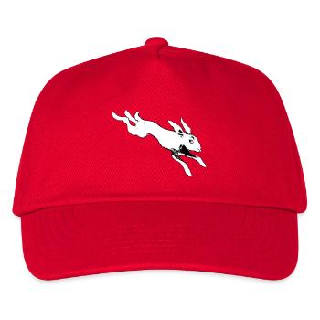 Angsthase d’après Henri Meunier Hasenleben - Casquette de baseball Enfant - rouge - Devant