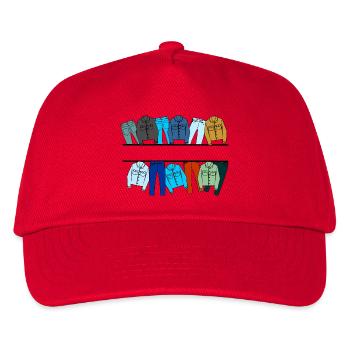 Jeansjacken und Jeans - Kinder Basecap - Rot - Vorne