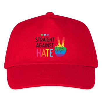 LGBT Pride Month - Direkt gegen Hass - Kinder Basecap - Rot - Vorne
