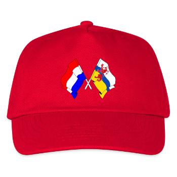 Drapeau des Pays-Bas Limbourg croisé - Casquette de baseball Enfant - rouge - Devant