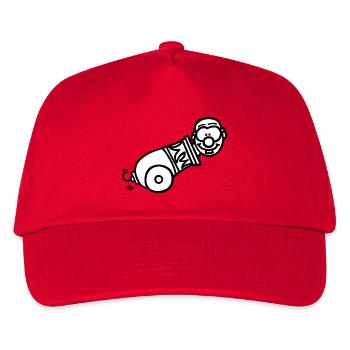 The Cannon - Kids’ Baseball Cap - red - Front