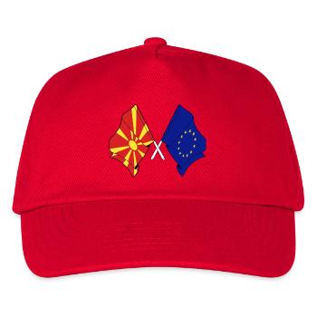 Flag North Macedonia, Europe - Kids’ Baseball Cap - red - Front