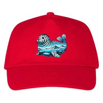 Phoque - Casquette de baseball Enfant - rouge - Devant