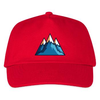Gebirge - Kinder Basecap - Rot - Vorne