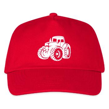 Tractor - Kids’ Baseball Cap - red - Front