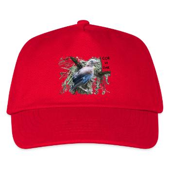 Jay Corvidae - Kids’ Baseball Cap - red - Front