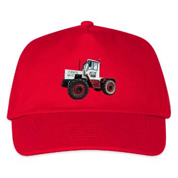 Kraftvoller Klassiker - Kinder Basecap - Rot - Vorne