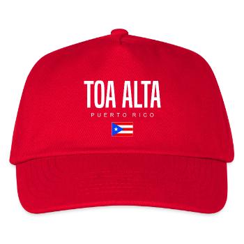 Toa Alta Puerto Rico Puerto-Ricaner - Kinder Basecap - Rot - Vorne