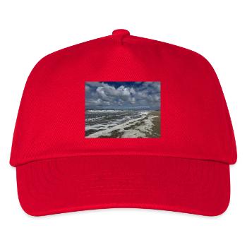 Coastal Magic: Waves and Clouds Holland - Kids’ Baseball Cap - red - Front