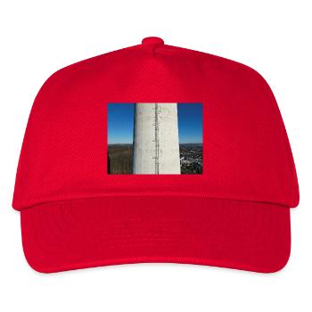 Highly exciting tower above the town of Cuno Herdecke - Kids’ Baseball Cap - red - Front