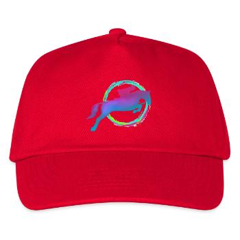 équitation - Casquette de baseball Enfant - rouge - Devant