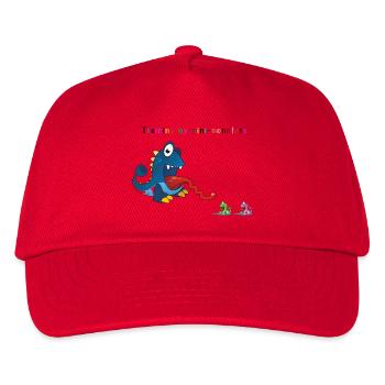 Meine Monster trainieren - Kinder Basecap - Rot - Vorne