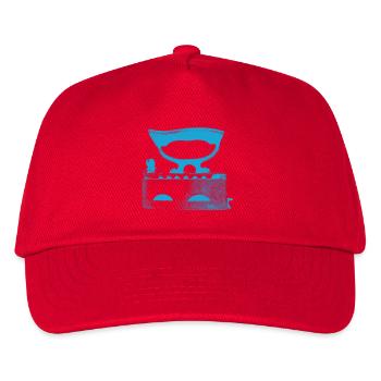 Iron old - Kids’ Baseball Cap - red - Front