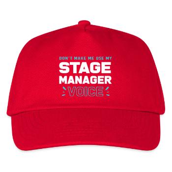 Régisseur de théâtre Bühne - Casquette de baseball Enfant - rouge - Devant