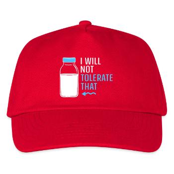 Milk Lactose Flatulence - Kids’ Baseball Cap - red - Front