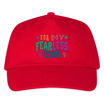 In my Fearless Era - Kids’ Baseball Cap - red - Front