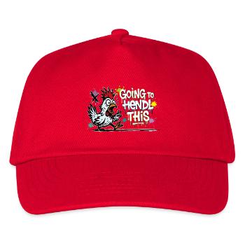 Going to Hendl This Graffiti Denglisch Spruch - Kids’ Baseball Cap - red - Front