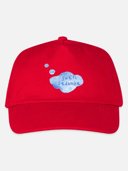 gueti Gedanke - Kinder Basecap - Rot
