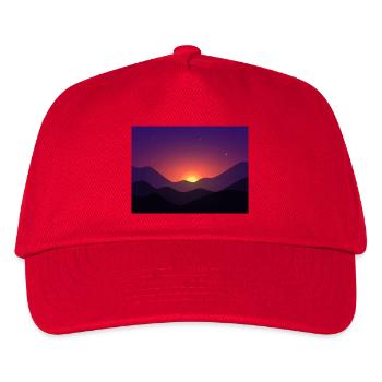 Montagne du Couchant en pente - Casquette de baseball Enfant - rouge - Devant