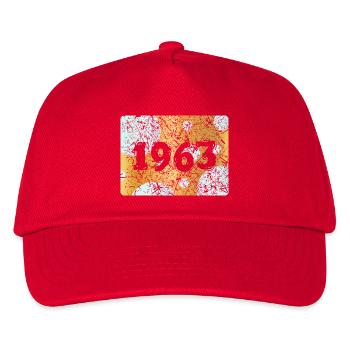 1963 - Kids’ Baseball Cap - red - Front