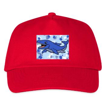 Mosasaurus Dino - Kids’ Baseball Cap - red - Front