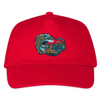 Aventure de vagues géantes de vagues - Casquette de baseball Enfant - rouge - Devant