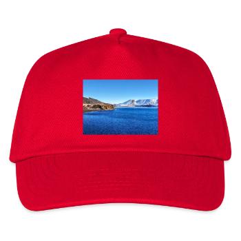 Arctic dreamy mountains - Kids’ Baseball Cap - red - Front