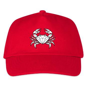 Cancer – Protection & Strength - Kids’ Baseball Cap - red - Front