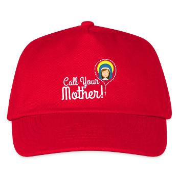 T-shirt d’illustration Call Your Mother - Casquette de baseball Enfant - rouge - Devant