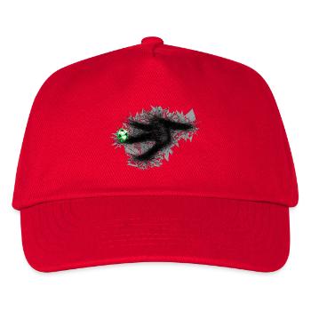 Soccer Soccer Player Ball Art - Kids’ Baseball Cap - red - Front