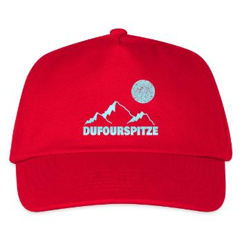 Bergsport dufourspitze - Kinder Basecap - Rot - Vorne