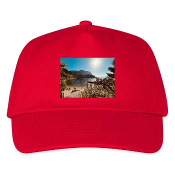 Sunny Beach Bay - Kinder Basecap - Rot - Vorne