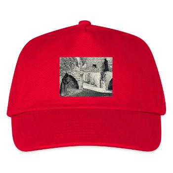 Klosterschatten auf dem Stein - Kinder Basecap - Rot - Vorne