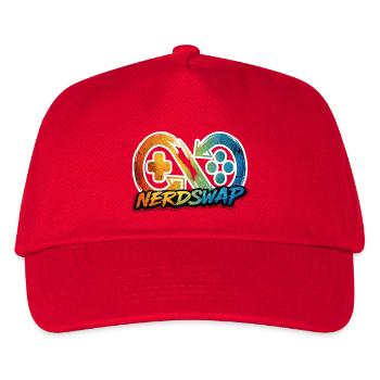 NerdSwap Gaming Merch - Kids’ Baseball Cap - red - Front