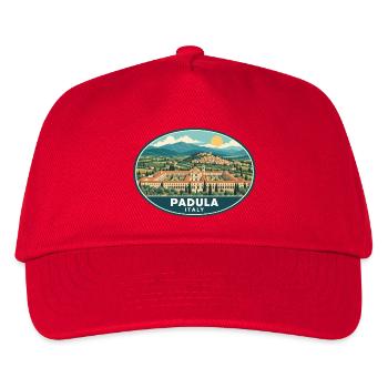 Erleben Sie Padula in Italien Campania Heritage - Kinder Basecap - Rot - Vorne
