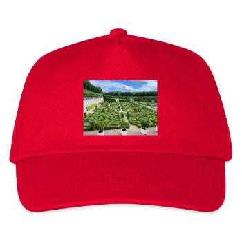Der Ziergarten - Kinder Basecap - Rot - Vorne