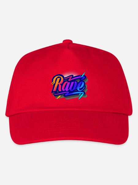 Rave - Kinder Basecap - Rot