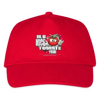 nice tomate you - Casquette de baseball Enfant - rouge - Devant