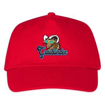 Style Capricorne des Grisons - Casquette de baseball Enfant - rouge - Devant