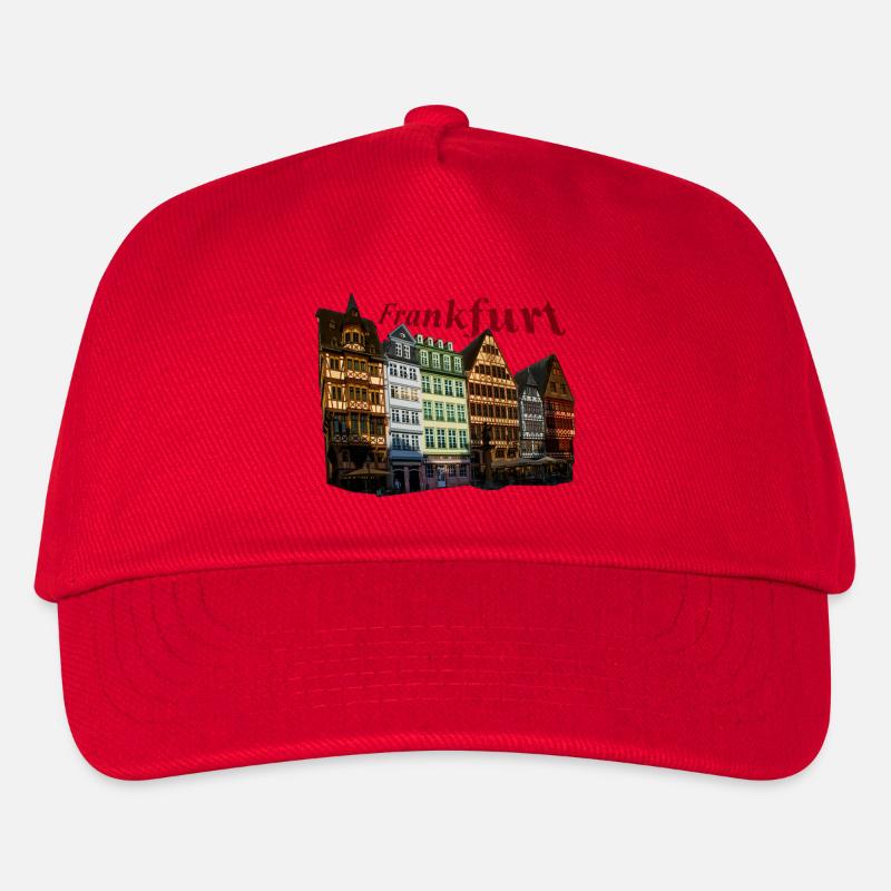 Frankfurt , Stadt - Kinder Basecap - Rot