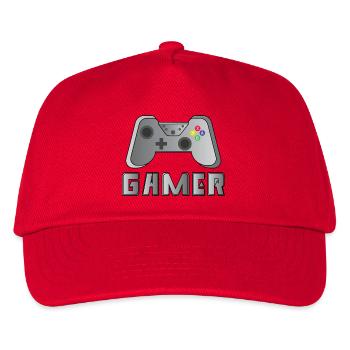 Spieler - Kinder Basecap - Rot - Vorne