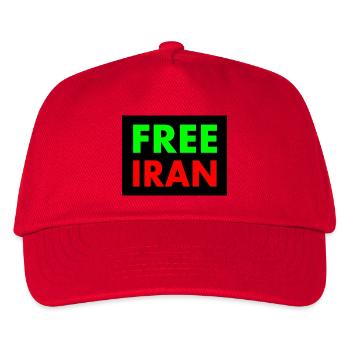 Free iran - Kids’ Baseball Cap - red - Front