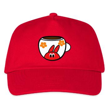 coffee time - Kids’ Baseball Cap - red - Front