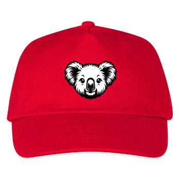 Koala. Süße Tierkinder - Kinder Basecap - Rot - Vorne