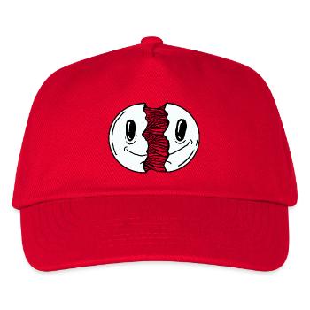 Smile Open - Kids’ Baseball Cap - red - Front