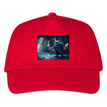 Détective Fox - Casquette de baseball Enfant - rouge - Devant
