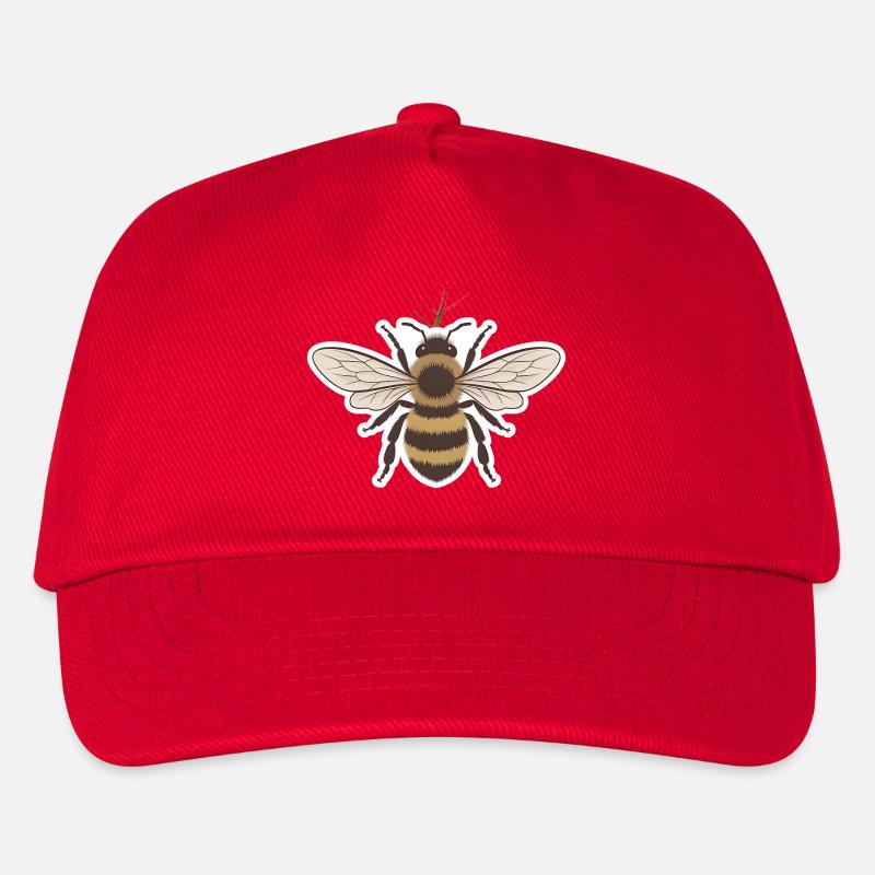 Bee - Kids’ Baseball Cap - red