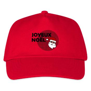 CHRISTMAS. MERRY CHRISTMAS. MERRY CHRISTMAS - Kids’ Baseball Cap - red - Front