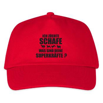 Mouton Mouton Mouton Mouton Eleveur Cadeau - Casquette de baseball Enfant - rouge - Devant